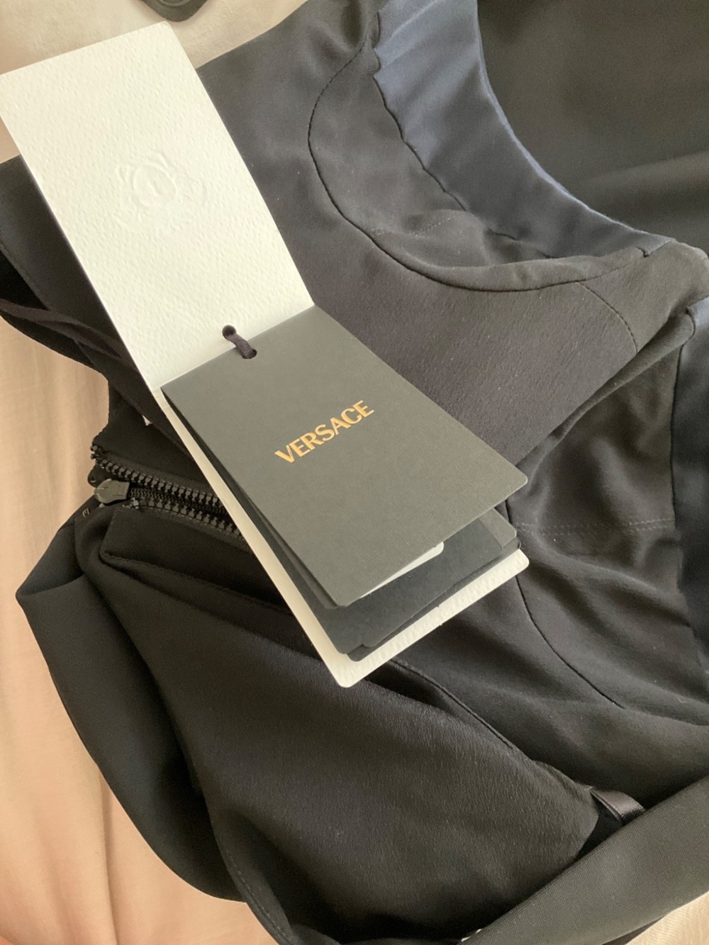 Compact Jersey Cocktail Dress Versace - Picture 11 of 14